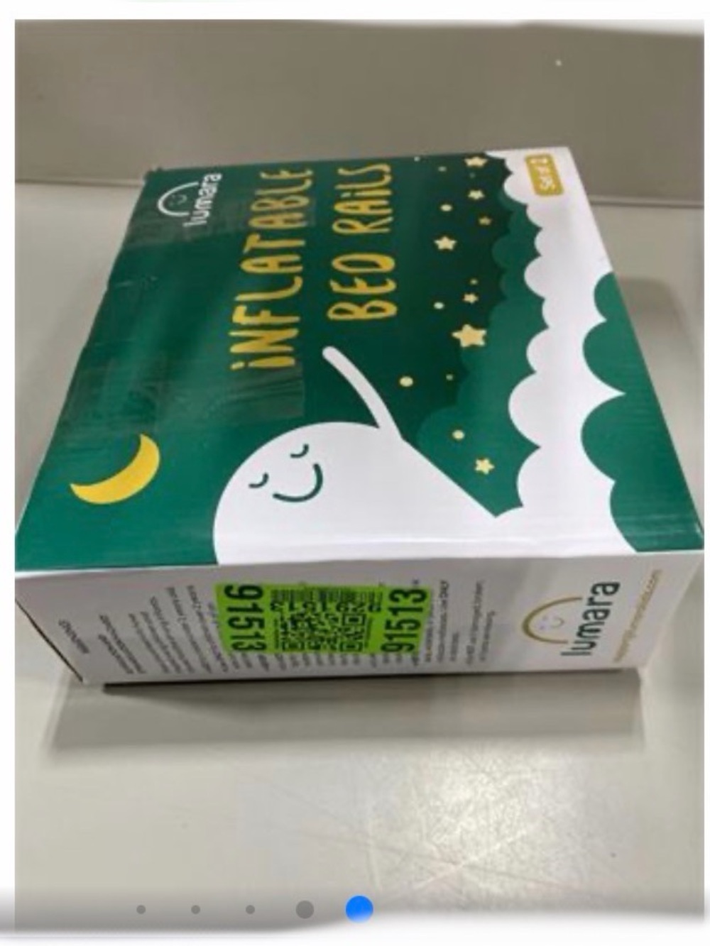 Inflatable 2 Pack Toddler🧒🏻Portable Travel🧭Bed🛏️Bumpers - Picture 3 of 10